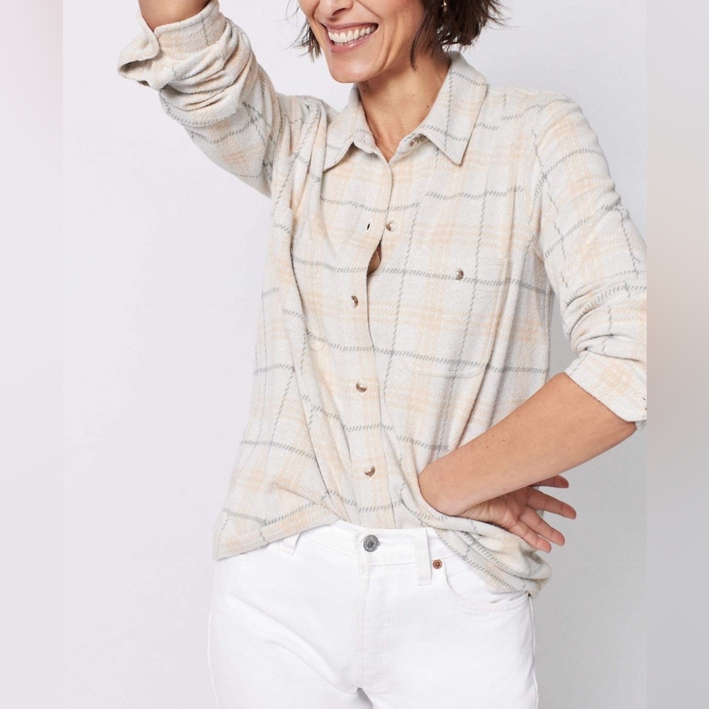 Faherty Legend Sweater Button Down Shirt in Narragansett Plaid